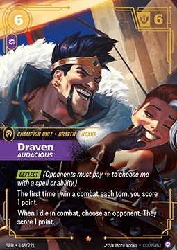 Draven, Audacious 148/221 – Spiritforged