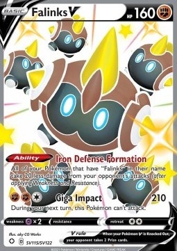 Falinks V SV115/SV122 – Shining Fates
