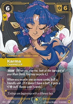 Karma, Channeler 237/221 – Spiritforged – V.1 Showcase
