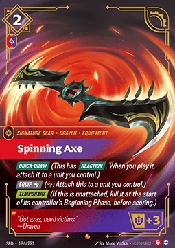 Spinning Axe 186/221 – Spiritforged