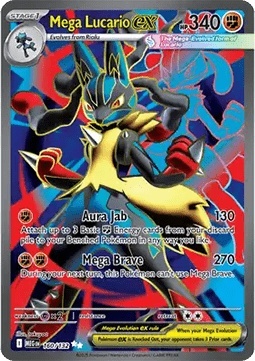 Mega Lucario ex 160/132 – Mega Evolution