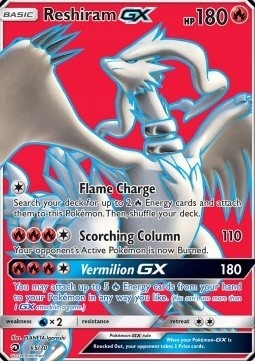 Reshiram GX 65/70 – Dragon Majesty